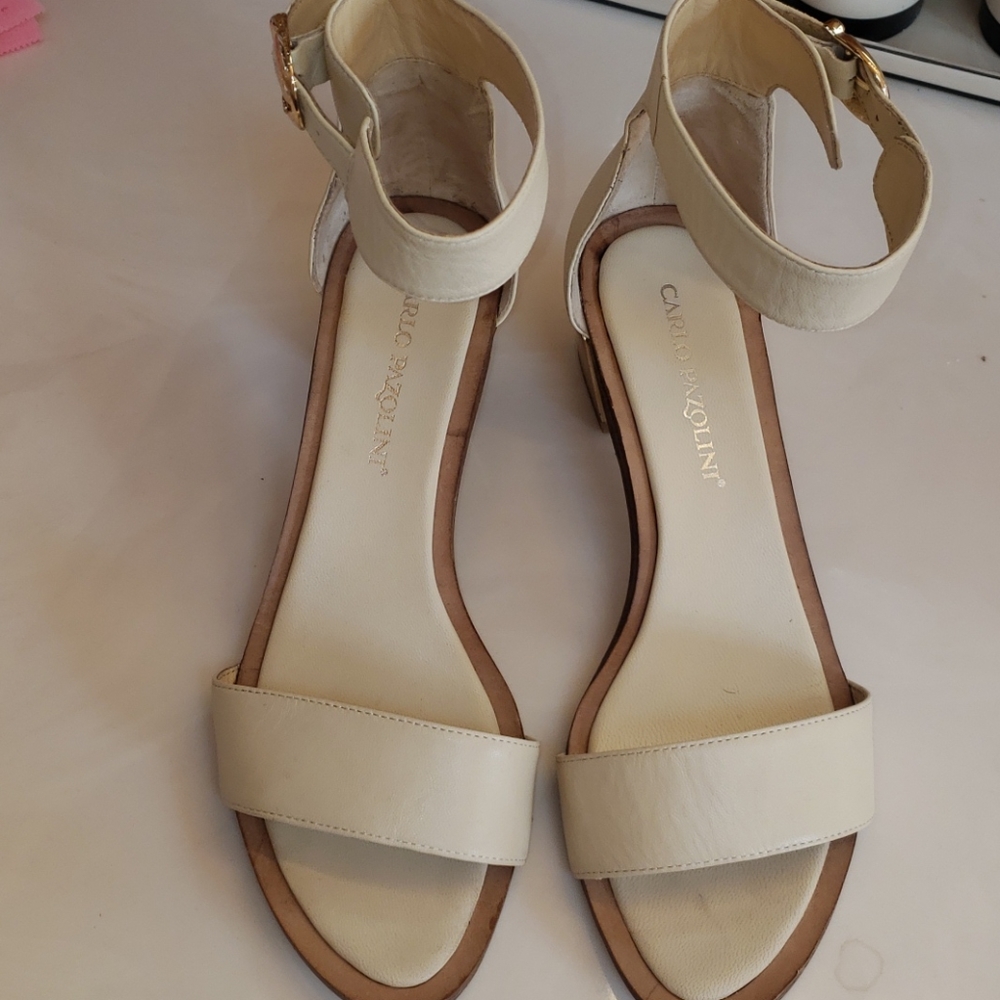 Carlo Pozalini Sandals, Size EU 38.5. US 8.5